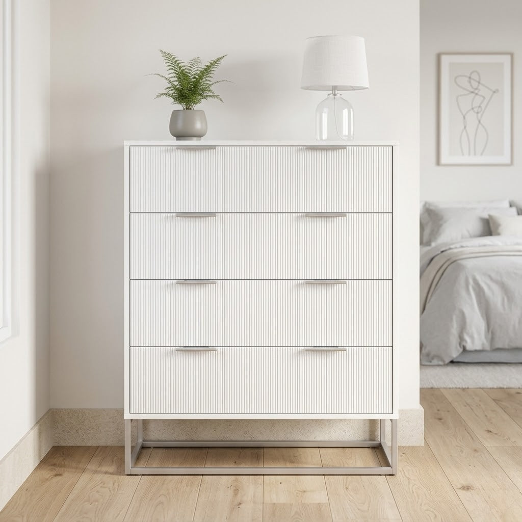 Wavey Tallboy White