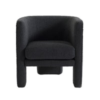 Wesley Occasional Boucle Chair Onyx