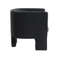 Wesley Occasional Boucle Chair Onyx