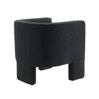 Wesley Occasional Boucle Chair Onyx