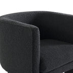 Wesley Occasional Boucle Chair Onyx