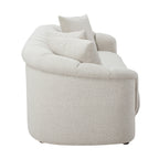 Yorker 3 Seater Fabric Sofa Beige