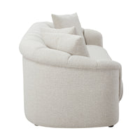 Yorker 3 Seater Fabric Sofa Beige