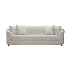 Yorker 4 Seater Fabric Sofa Beige