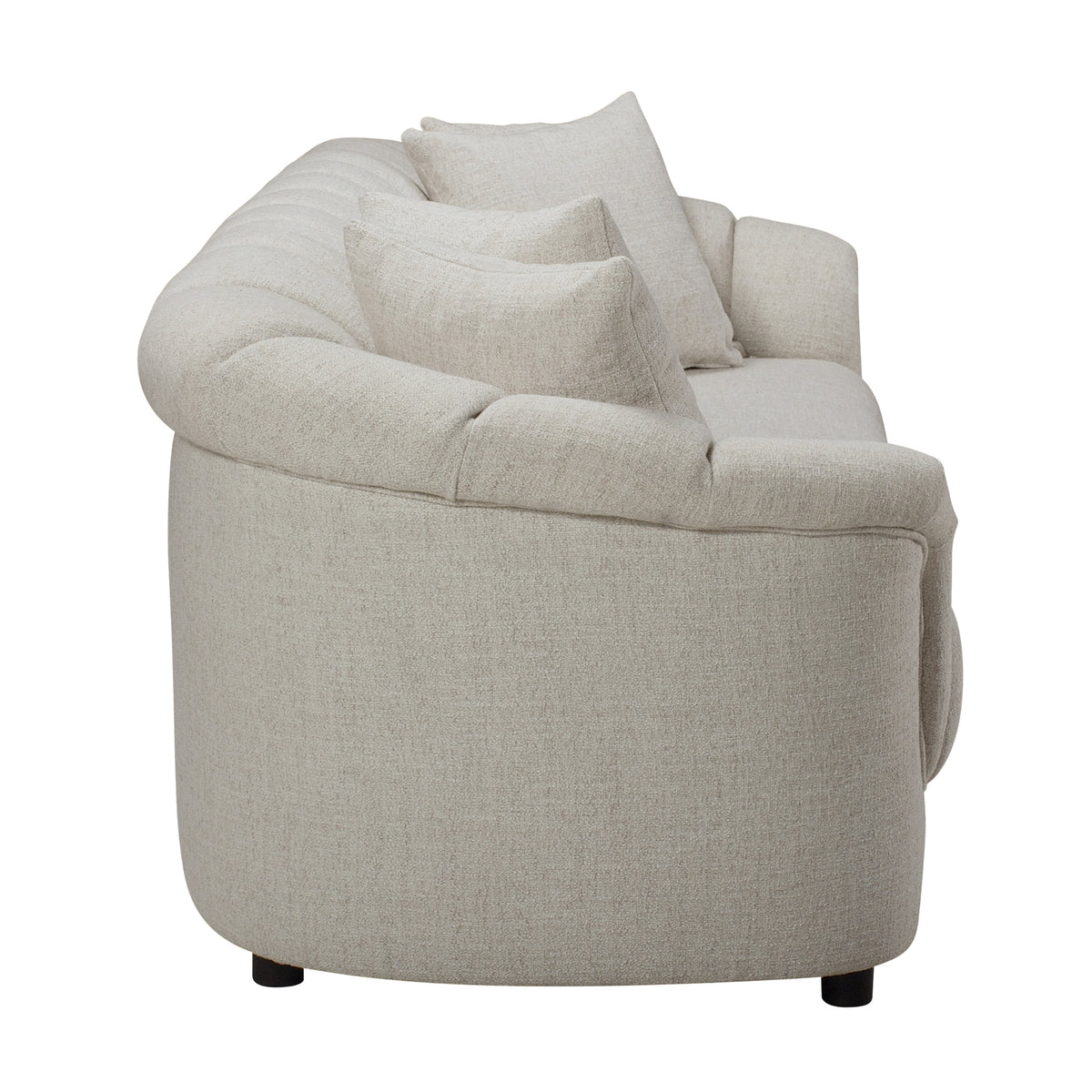 Yorker 4 Seater Fabric Sofa Beige